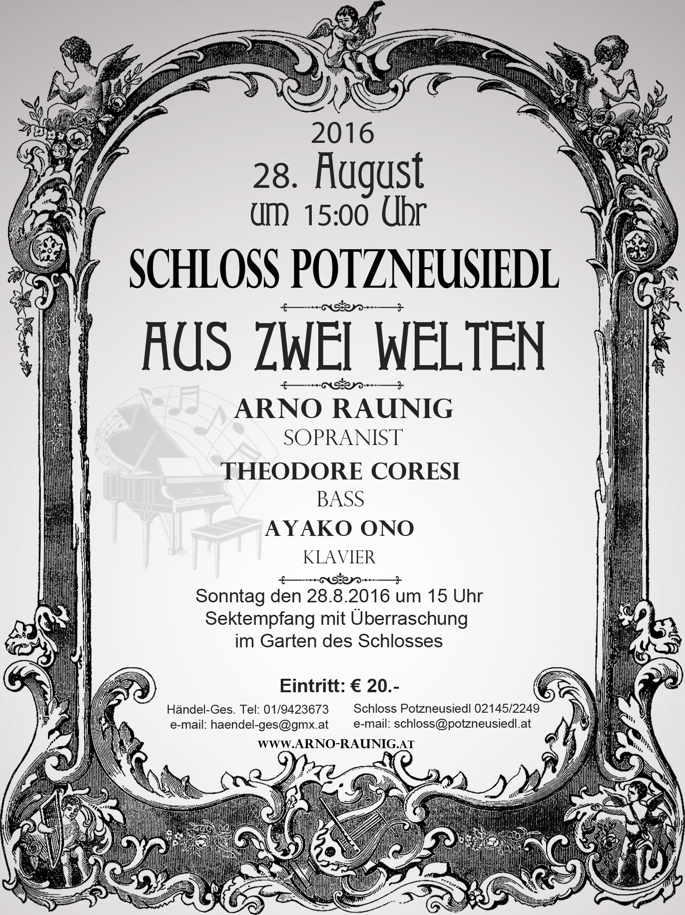 Konzert Aus Zwei Welten 28.8.2016 in Wien