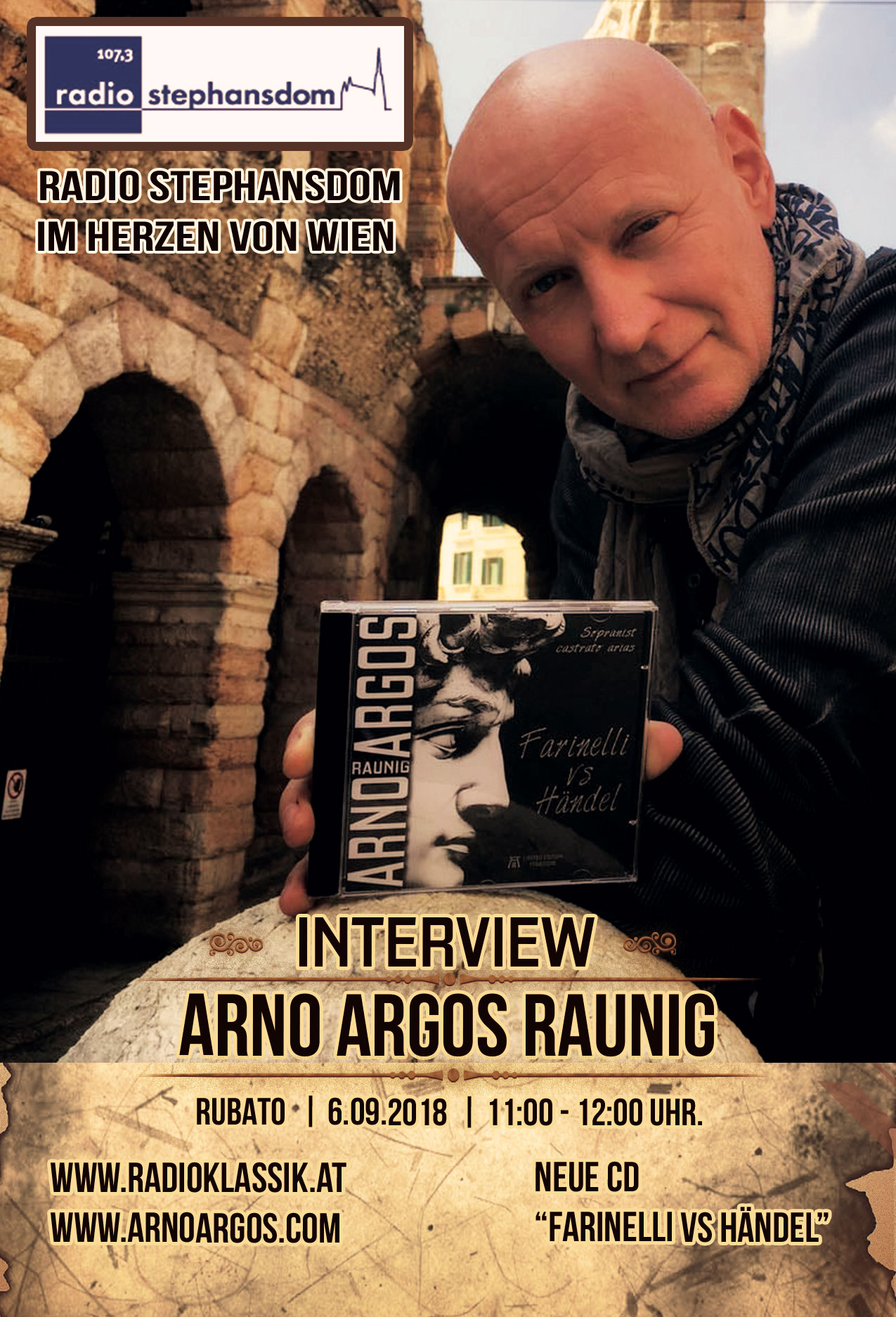 Interview mit Arno Argos Raunig – Radio Stephansdom