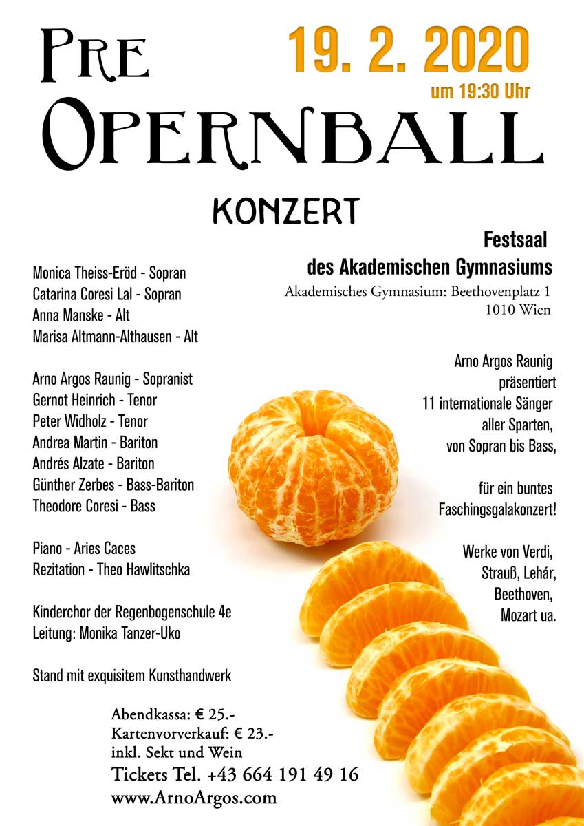 PRE OPERNBALL KONZERT 2020