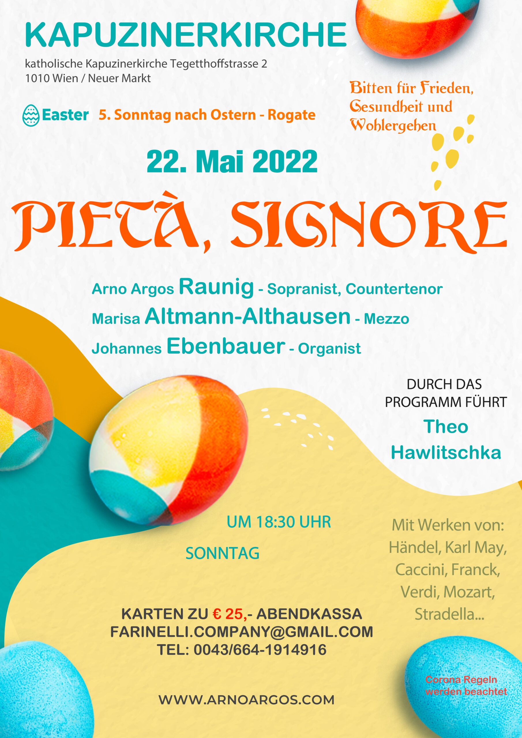 «Pietà, Signore» Rogate Bitten für Frieden, Gesundheit und Wohlergehen Kapuzinerkirche