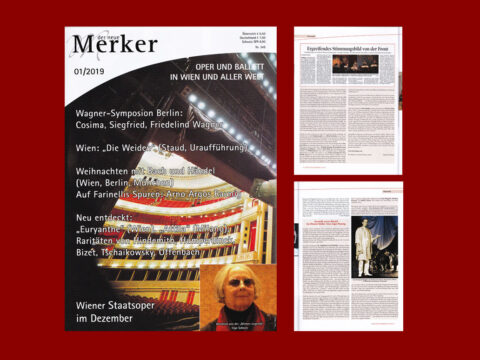 Großes Interview mit Arno Argos Raunig «Farinelli versus Händel» in Merker - Opernzeitung