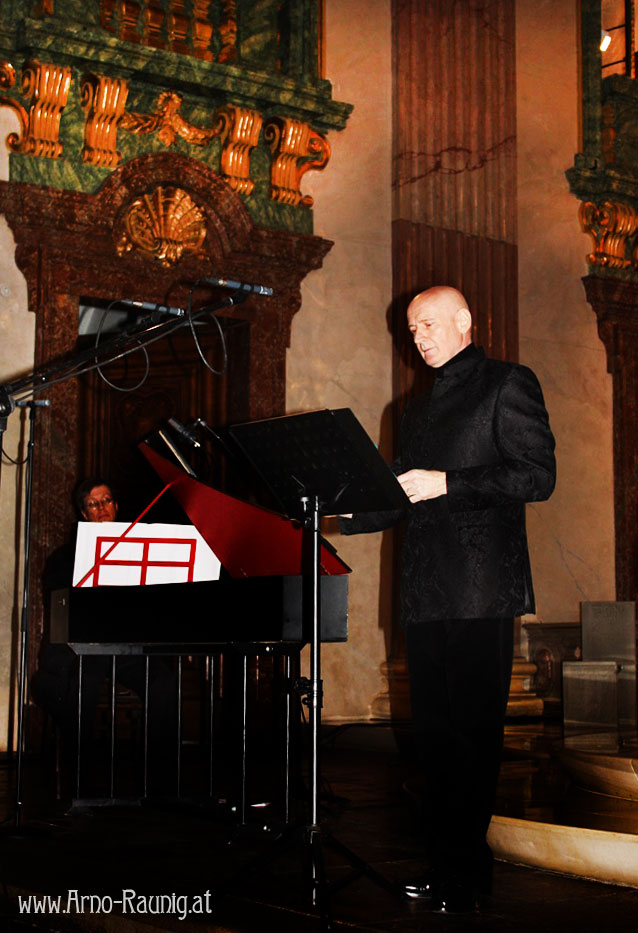 AUS ZWEI WELTEN KONZERT: 15 APRIL 2016 ARNO RAUNIG — SOPRANIST THEODORE CORESI — BASS