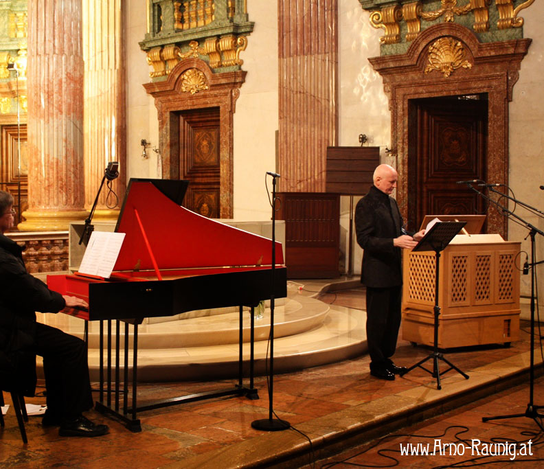 AUS ZWEI WELTEN KONZERT: 15 APRIL 2016 ARNO RAUNIG — SOPRANIST THEODORE CORESI — BASS