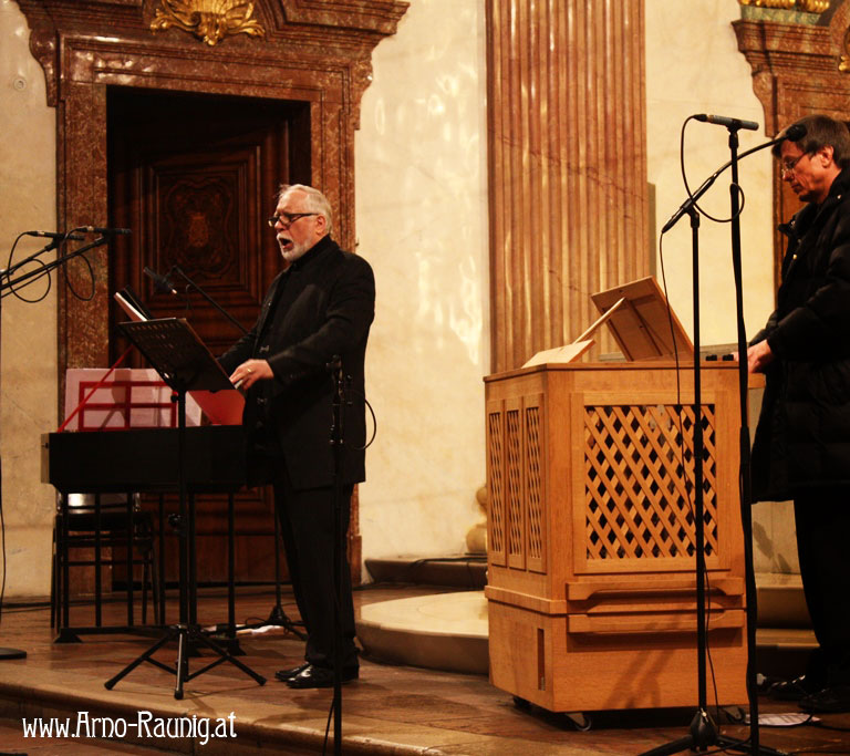 AUS ZWEI WELTEN KONZERT: 15 APRIL 2016 ARNO RAUNIG — SOPRANIST THEODORE CORESI — BASS