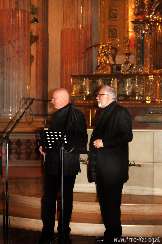 AUS ZWEI WELTEN KONZERT: 15 APRIL 2016 ARNO RAUNIG — SOPRANIST THEODORE CORESI — BASS